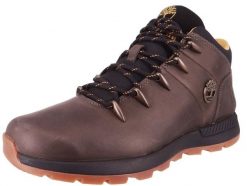 Tenisówki Timberland Model Sprint Trekker Mid Lace Sneaker Kolor Brązowy. Brązowe trampki męskie Timberland, bez wzorów, z materiału, bez zapięcia. Za 638.05 zł.