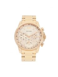 Guess Zegarek Walker GW0900G2 Złoty. Żółte, analogowe zegarki męskie Guess, z aplikacjami, złote. Za 609.99 zł.