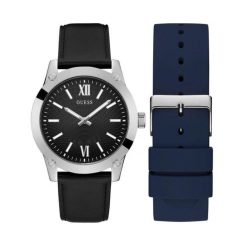 Zegarek męski Guess GW0630G1, Quartz, 44mm, 3ATM. Szare zegarki męskie Guess, z aplikacjami. W wyprzedaży za 571.75 zł.