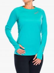 Bluza do biegania damska Inov-8 Base Elite LS - teal. Bluzy damskie Inov-8, bez wzorów, bez ramiączek, bez kaptura. Za 200.51 zł.