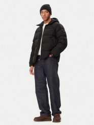 Tommy Hilfiger Kurtka zimowa MW0MW45303 Czarny Regular Fit. Czarne kurtki męskie Tommy Hilfiger, na zimę, l, bez wzorów, bez kaptura. Za 1,499.00 zł.