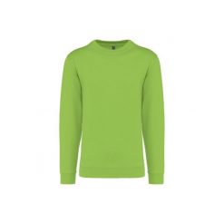 Bluza z okrągłym dekoltem Kariban. Zielone bluzy damskie KARIBAN, xl, bez wzorów, z bawełny, bez ramiączek, bez kaptura. Za 128.50 zł.