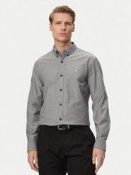 Calvin Klein Jeans Koszula Oxford Classic LV140EM125 Szary Regular Fit. Szare koszule męskie Calvin Klein Jeans, l, bez wzorów, z bawełny, bez kołnierzyka, bez ramiączek. Za 359.99 zł.