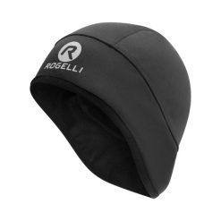 Czapka pod kask unisex Rogelli Lazio, softshellowa. Czarne czapki damskie Rogelli, na zimę, bez wzorów. Za 73.00 zł.