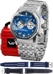 Zegarek męski Vostok Europe VK64-640A700B srebrny. Szare zegarki męskie Vostok Europe, bez wzorów, srebrne. Za 7,609.89 zł.