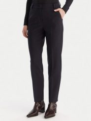 Marella Spodnie materiałowe Eresia 2525136062 Granatowy Regular Fit. Niebieskie spodnie materiałowe damskie Marella, bez wzorów, z materiału. Za 449.99 zł.