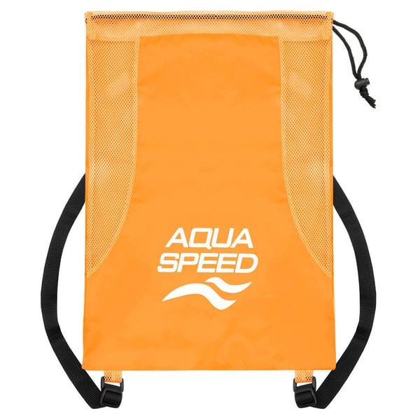 Aqua Speed - Duży plecak siatkowy na basen wentylowany na mokry sprzęt. Czarne plecaki męskie Aqua-Speed, bez wzorów, z materiału, sportowe. Za 39.00 zł.