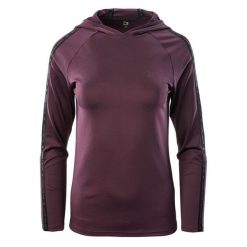 Bluza damska z kapturem IQ Boyna WMNS - purpurowa, Rozmiar XS. Fioletowe bluzy damskie IQ, xs, bez wzorów, z elastanu, sportowe, bez ramiączek, z kapturem. W wyprzedaży za 78.99 zł.