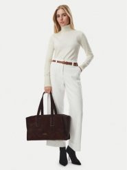 MICHAEL Michael Kors Torebka Hudson 33F6GHDT3X Brązowy ciemny. Brązowe shopperki damskie MICHAEL Michael Kors, bez wzorów, bez dodatków. Za 1,759.00 zł.