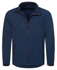 Kurtka Przeciwdeszczowa Softshell, Granatowa, Wiatroszczelna, Turystyczna, Sportowa. Niebieskie kurtki sportowe męskie Stedman, m, bez wzorów, z elastanu, bez kaptura, trekkingowe. Za 287.00 zł.