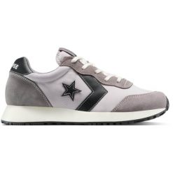 Buty sportowe Converse Omega Trainer. Szare buty sportowe męskie Converse, bez wzorów, z zamszu, bez zapięcia, na fitness i siłownię. Za 490.00 zł.
