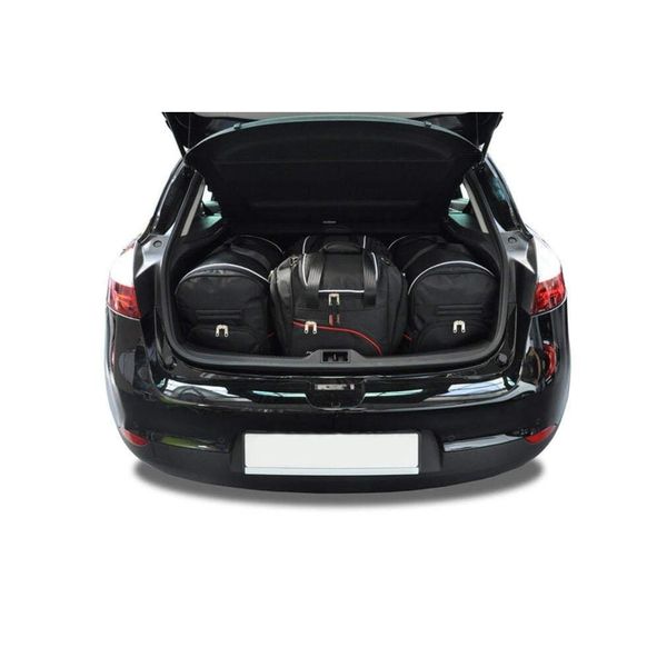 Torby Do Bagażnika Renault Megane Hatchback 2008-2015 4Szt Kjust. Czarne torby podróżne damskie KJUST, bez wzorów. Za 1,196.00 zł.