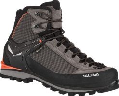 Buty trekkingowe męskie Salewa Crow GTX brązowe r. 44. Brązowe trekkingi męskie Salewa, bez zapięcia. Za 1,188.99 zł.