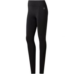 Legginsy damskie Reebok Wor Myt Seamless Tight. Czarne bielizna sportowa damska Reebok, bez wzorów, z elastanu. Za 157.99 zł.