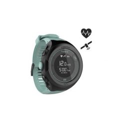 Zegarek Gps Z Pulsometrem Do Biegania Onmove 500. Czarne zegarki męskie KALENJI, bez wzorów, z gumy. W wyprzedaży za 329.99 zł.