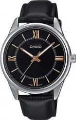 Casio ZEGAREK MĘSKI CASIO MTP-V005L-1B5 + BOX (zd225b) NoSize. Zegarki męskie Casio, bez wzorów. Za 99.72 zł.