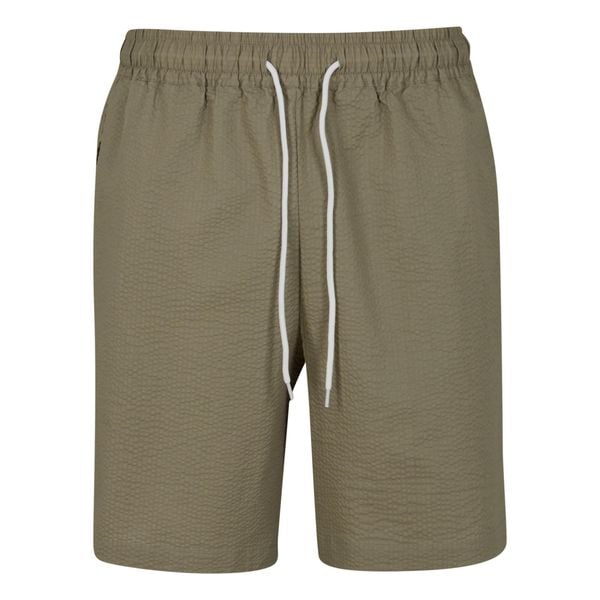 Szorty Urban Classics Basic Seersucker. Zielone szorty męskie Urban Classics, bez wzorów. Za 198.50 zł.