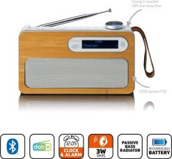 Radio Lenco Lenco PDR-040EF bamboo. Radia LENCO. Za 317.14 zł.