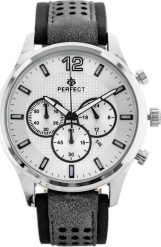 Zegarek Perfect ZEGAREK MĘSKI PERFECT CH01L - CHRONOGRAF (zp354f) + BOX. Zegarki męskie Perfect, bez wzorów. Za 116.84 zł.