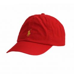 Czapka z daszkiem Polo Ralph Lauren Lunar New Year Twill Ball Cap. Czerwone czapki damskie Ralph Lauren, bez wzorów. Za 214.00 zł.