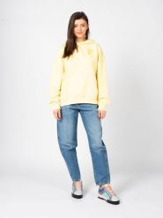 Bluza trekking damska Bakum. Żółte bluzy damskie Fila, xs, bez wzorów, z bawełny, bez ramiączek, z kapturem. Za 303.00 zł.