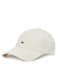 Tommy Hilfiger Czapka z daszkiem Essential Flag Soft Cap AW0AW17632 Écru. Czapki damskie Tommy Hilfiger, bez wzorów, z bawełny. Za 149.99 zł.