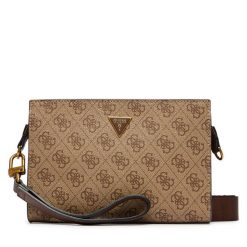 Saszetka Guess. Brązowe torby na ramię męskie Guess, małe. Za 369.99 zł.