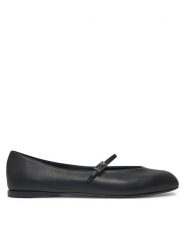 Max Mara Baleriny Mmballet 2514521171600 Czarny. Czarne balerinki damskie Max Mara, bez wzorów, ze skóry, bez obcasa, bez zapięcia. Za 1,569.00 zł.