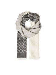 Guess Szal AW5337 VIS03 Szary. Szare rękawiczki damskie Guess, z aplikacjami, z materiału. Za 269.99 zł.