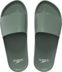 Męskie klapki plażowe basenowe Speedo Slide Entry Am rozmiar 43. Klapki męskie Speedo, bez wzorów, bez zapięcia. Za 67.08 zł.