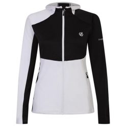 Bluza turystyczna damska Dare 2B Convey II. Białe bluzy damskie Dare 2B, na zimę, bez wzorów, z elastanu, bez ramiączek, z kapturem. Za 95.05 zł.