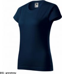 Basic 134 - ADLER - Koszulka damska, 160 g/m2 - granatowy 3XL. Niebieskie bluzki damskie MALFINI, m, bez wzorów, bez kołnierzyka, bez ramiączek. Za 42.55 zł.
