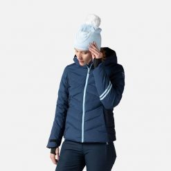 Kurtka narciarska damska Rossignol W Courbe. Niebieskie kurtki sportowe damskie Rossignol, na zimę, xl, bez wzorów, bez ramiączek, bez kaptura, narciarskie. W wyprzedaży za 1,899.00 zł.