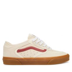 Tenisówki Vans. Białe trampki męskie Vans, bez wzorów, bez zapięcia. Za 399.99 zł.