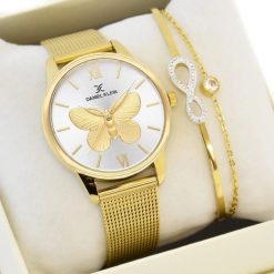 Zegarek Daniel Klein Zestaw damski zegarek Daniel Klein MOLINA złoty + bransoletka. Żółte zegarki damskie Daniel Klein, złote. Za 299.99 zł.