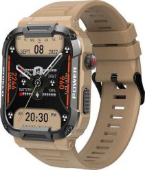 Smartwatch Rubicon RNCF07 Brązowy. Brązowe zegarki smartwatch Rubicon, bez wzorów. Za 167.00 zł.
