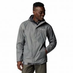 Kurtka przeciwdeszczowa męska Columbia Watertight II Jacket z kapturem. Niebieskie kurtki męskie Columbia, m, bez wzorów, sportowe, z kapturem. Za 351.99 zł.