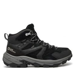 Trekkingi Jack Wolfskin. Szare obuwie trekkingowe damskie Jack Wolfskin, bez zapięcia. Za 749.99 zł.