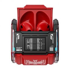 Słuchawki TWS Transformers MG-C03 (czerwone). Czerwone słuchawki bezprzewodowe Transformers. Za 50.00 zł.