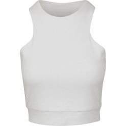 Damski crop top Urban Classic quared. Białe topy damskie Urban Classics, bez wzorów, bez kołnierzyka, bez ramiączek. Za 93.00 zł.