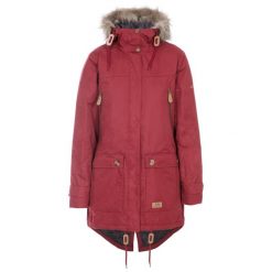Trespass Clea - Kurtka damska TP50 Merlot. Czerwone kurtki sportowe damskie Trespass, l, bez wzorów, z poliesteru, bez ramiączek, bez kaptura, trekkingowe. Za 297.99 zł.