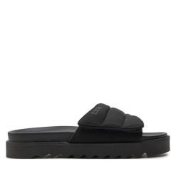 Klapki Big Star Shoes. Czarne klapki damskie BIG STAR SHOES, bez wzorów, retro, bez obcasa, bez zapięcia. Za 209.99 zł.