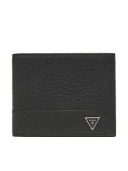 Guess Portfel SMBAGR LEA24 Czarny. Czarne portfele męskie Guess, z aplikacjami, ze skóry. Za 339.99 zł.