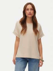 Vero Moda Bluzka Hali 10339414 Beżowy Regular Fit. Brązowe bluzki damskie Vero Moda, xs, bez wzorów, z wiskozy, bez kołnierzyka, bez ramiączek. Za 109.99 zł.