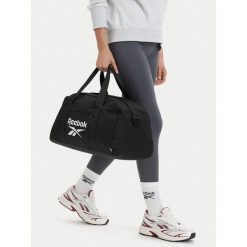 Torba sportowa Reebok. Czarne torby sportowe męskie Reebok, bez wzorów. Za 119.99 zł.