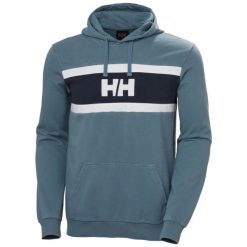 Bluza Helly Hansen Salt Cotton. Niebieskie bluzy męskie Helly Hansen, m, bez wzorów, bez ramiączek, bez kaptura. Za 427.25 zł.