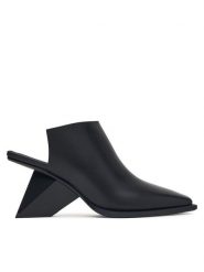United Nude Klapki Rockit Mule III 110420116 Czarny. Czarne klapki damskie United Nude, bez wzorów, ze skóry, bez obcasa, bez zapięcia. Za 1,339.00 zł.