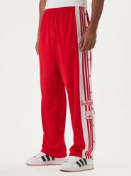 Adidas Spodnie dresowe Adibreak Classic KD4093 Czerwony Regular Fit. Czerwone spodnie sportowe męskie Adidas, m, bez wzorów, z dresówki. Za 329.99 zł.