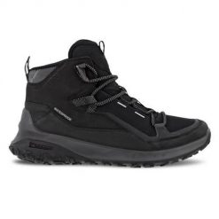 Buty trekkingowe męskie Ecco Ult-trn Mid Wp. Czarne buty zimowe męskie ecco, bez wzorów, z materiału, bez obcasa, bez zapięcia. Za 731.00 zł.
