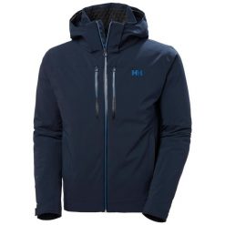 Kurtka narciarska Helly Hansen Alpha Lifalfolt. Niebieskie kurtki sportowe męskie Helly Hansen, na zimę, m, bez wzorów, bez kaptura, narciarskie. W wyprzedaży za 1,908.00 zł.